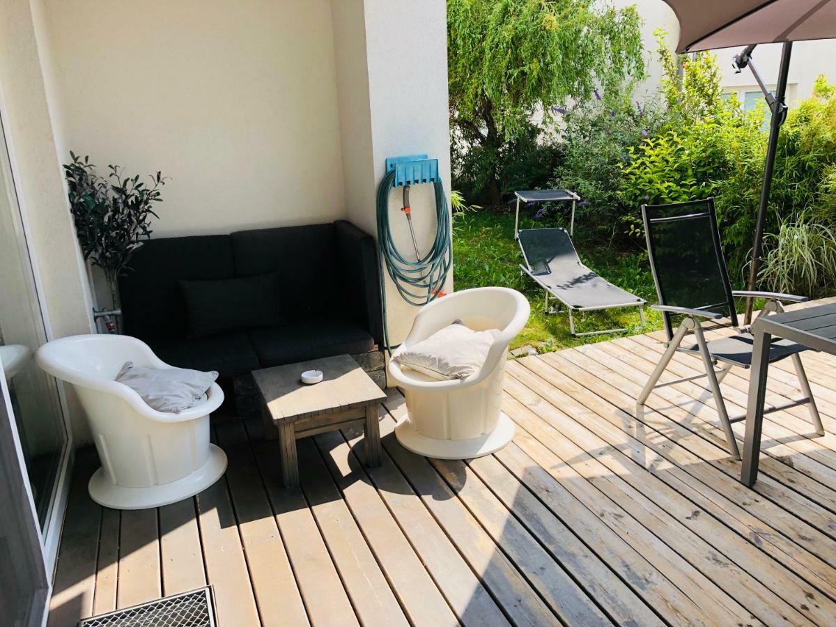 25H Garden Apartment Plus Private Beach Нойзидл ам Зее Екстериор снимка