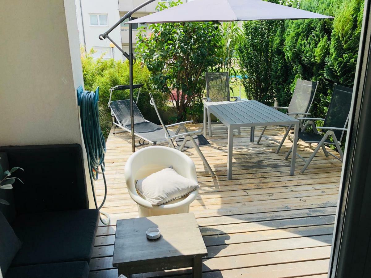 25H Garden Apartment Plus Private Beach Нойзидл ам Зее Екстериор снимка