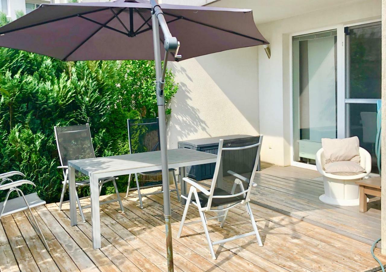 25H Garden Apartment Plus Private Beach Нойзидл ам Зее Екстериор снимка